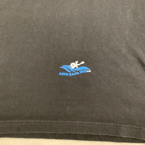 Vintage Rapa Nui Easter Island Souvenir T-Shirt XXL Moai Glyphs‎ Aito United - Picture 3 of 10